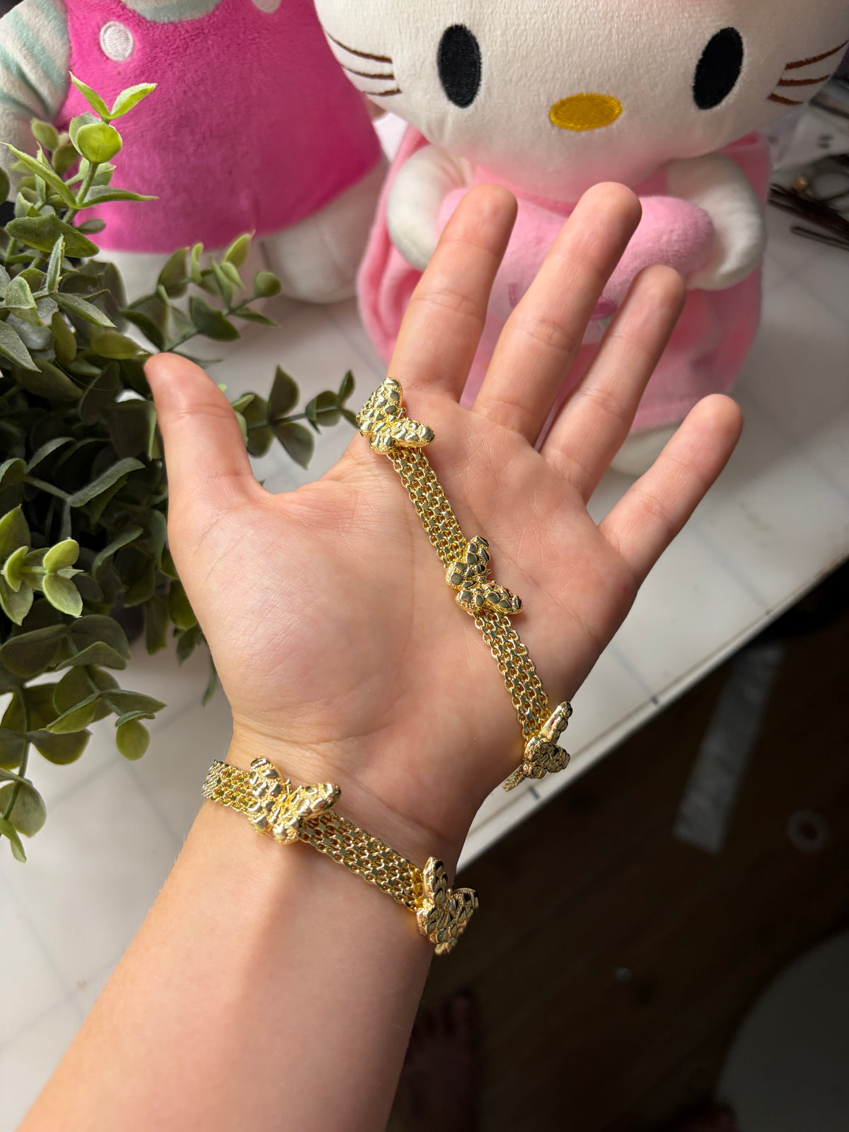 nugget Butterfly Bracelet