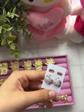 Diamond Kitty Earring